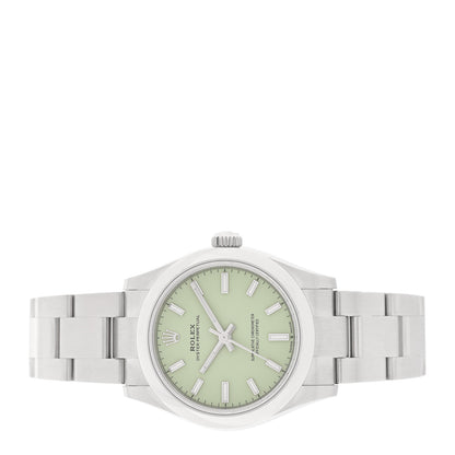 Rolex Stainless Steel 31mm Oyster Perpetual Watch Pistachio 277200 2 of 5