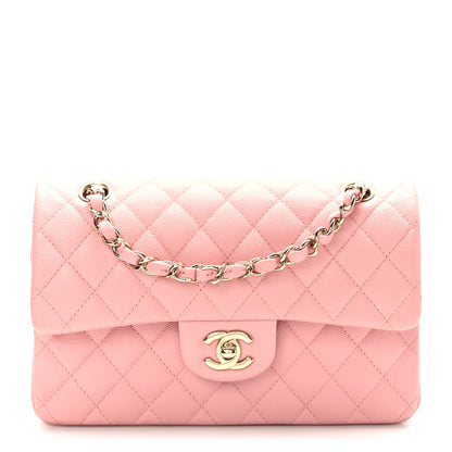 Chanel Caviar Quilted Small Double Flap Pink 1 of 10