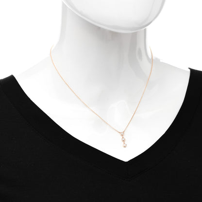 Tiffany 18K Rose Gold Diamond Elsa Peretti Diamond by the Yard Drop Pendant Necklace 2 of 6