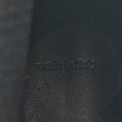 Louis Vuitton Rubber Embossed Monogram Drops Flat Half Boots 41 Black 8 of 8