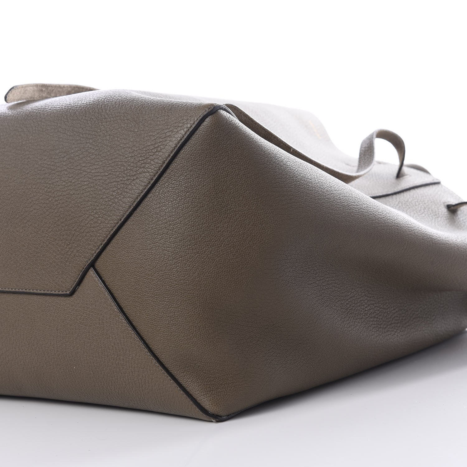 Celine Soft Grained Calfskin Medium Belt Cabas Phantom Taupe 11 of 11