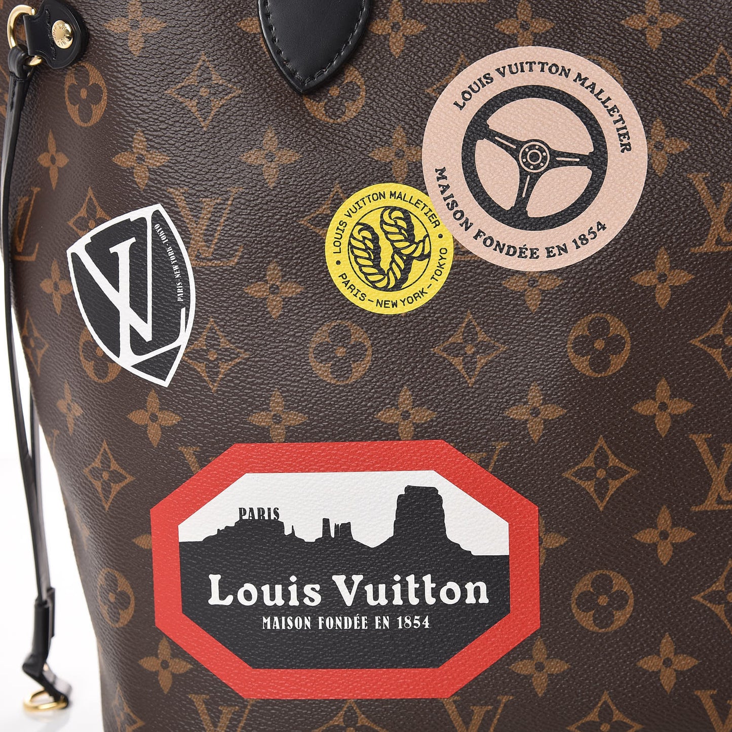 Monogram World Tour Neverfull MM