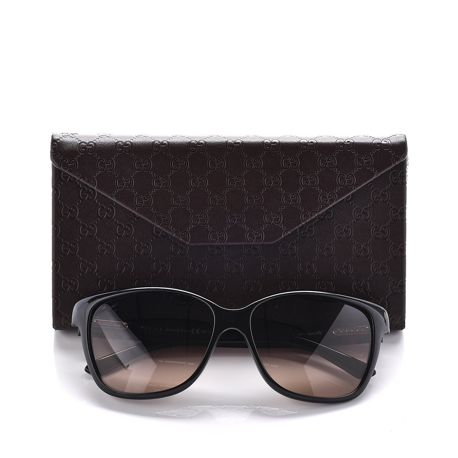 Gucci Web Sunglasses GG 3645/S Black 8 of 8