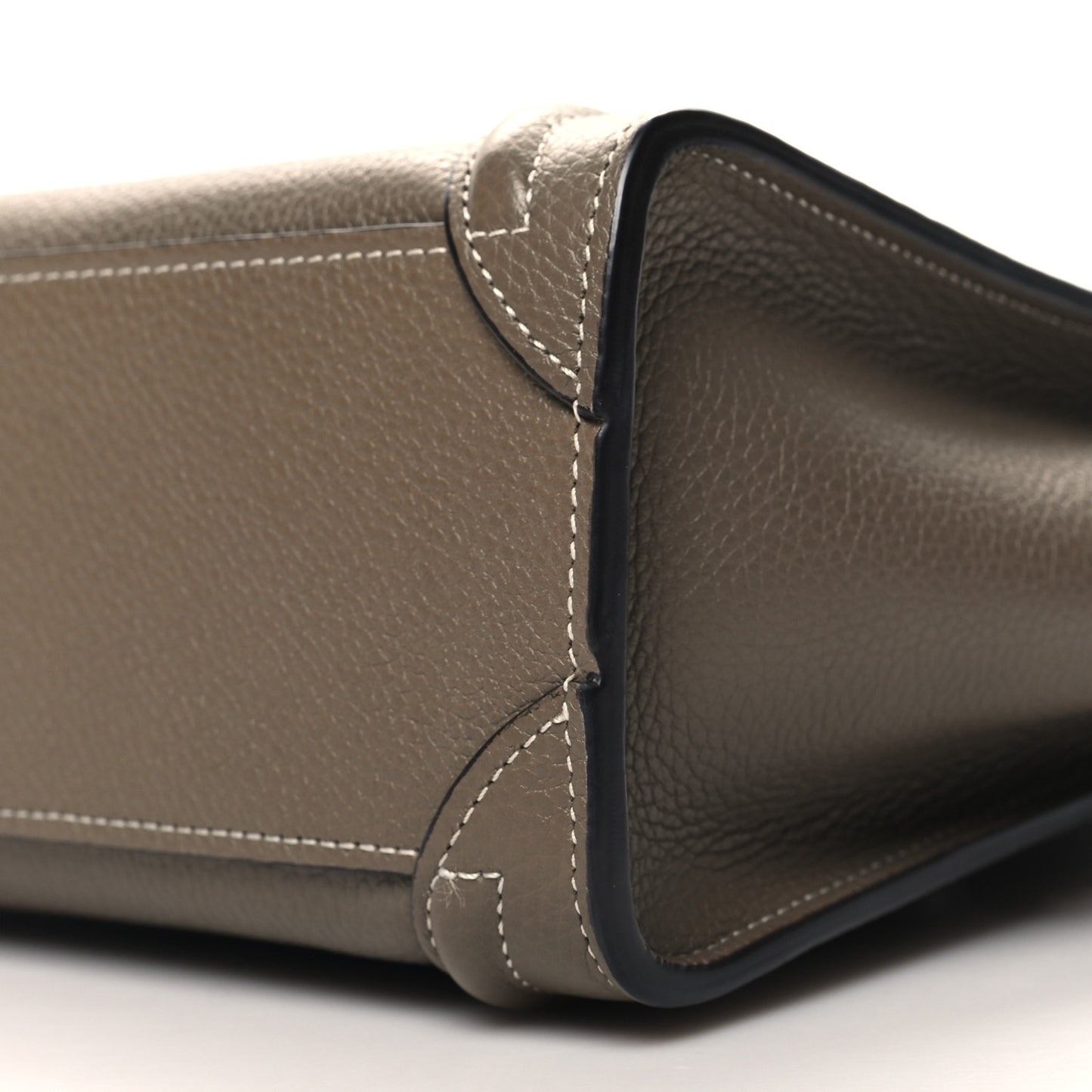 Drummed Calfskin Nano Luggage Souris