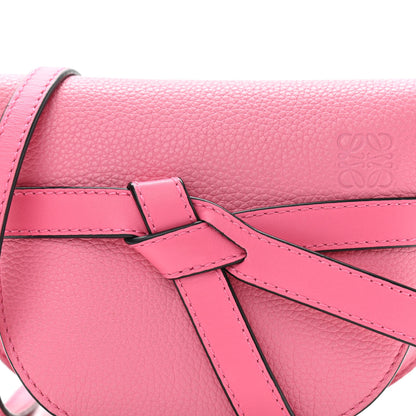Loewe Grained Calfskin Mini Gate Crossbody Bag Wild Rose 7 of 9