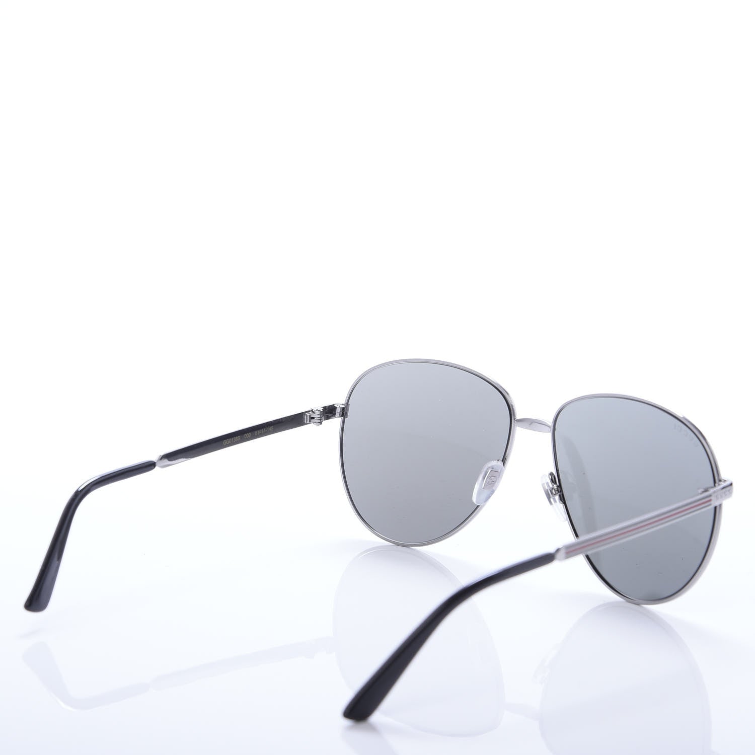 Gucci Aviator Sunglasses GG0138S Siver 4 of 7