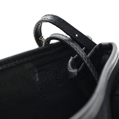 Balenciaga Cotton Canvas Calfskin Navy Cabas XS Black 12 of 12