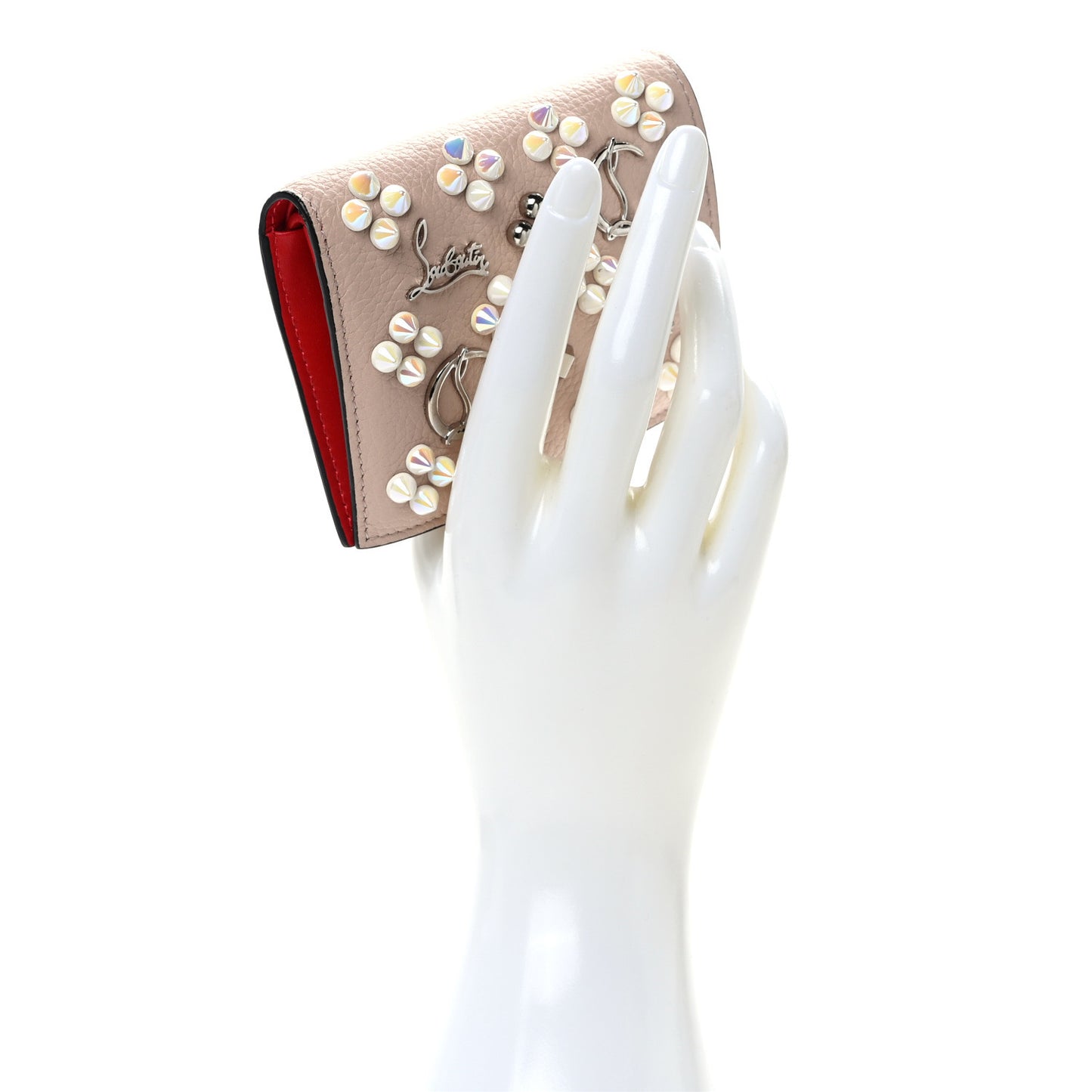 Calfskin Loubinthesky Panettone Palatin Wallet Ballerina