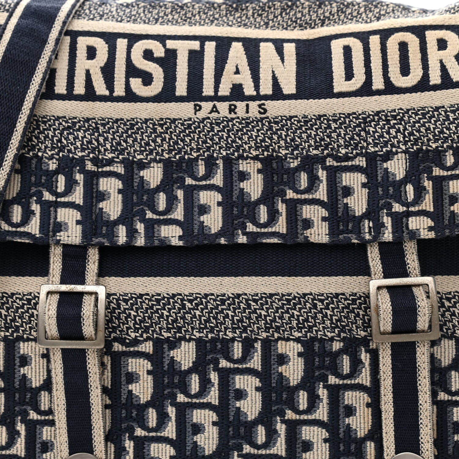 Christian Dior Oblique Medium Diorcamp Messenger Blue 8 of 14