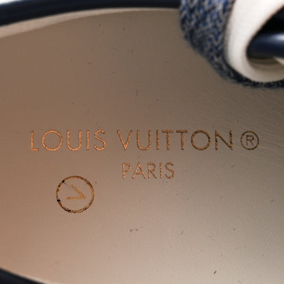 Louis Vuitton Denim Monogram Squad Sneakers 39 Marine 7 of 10