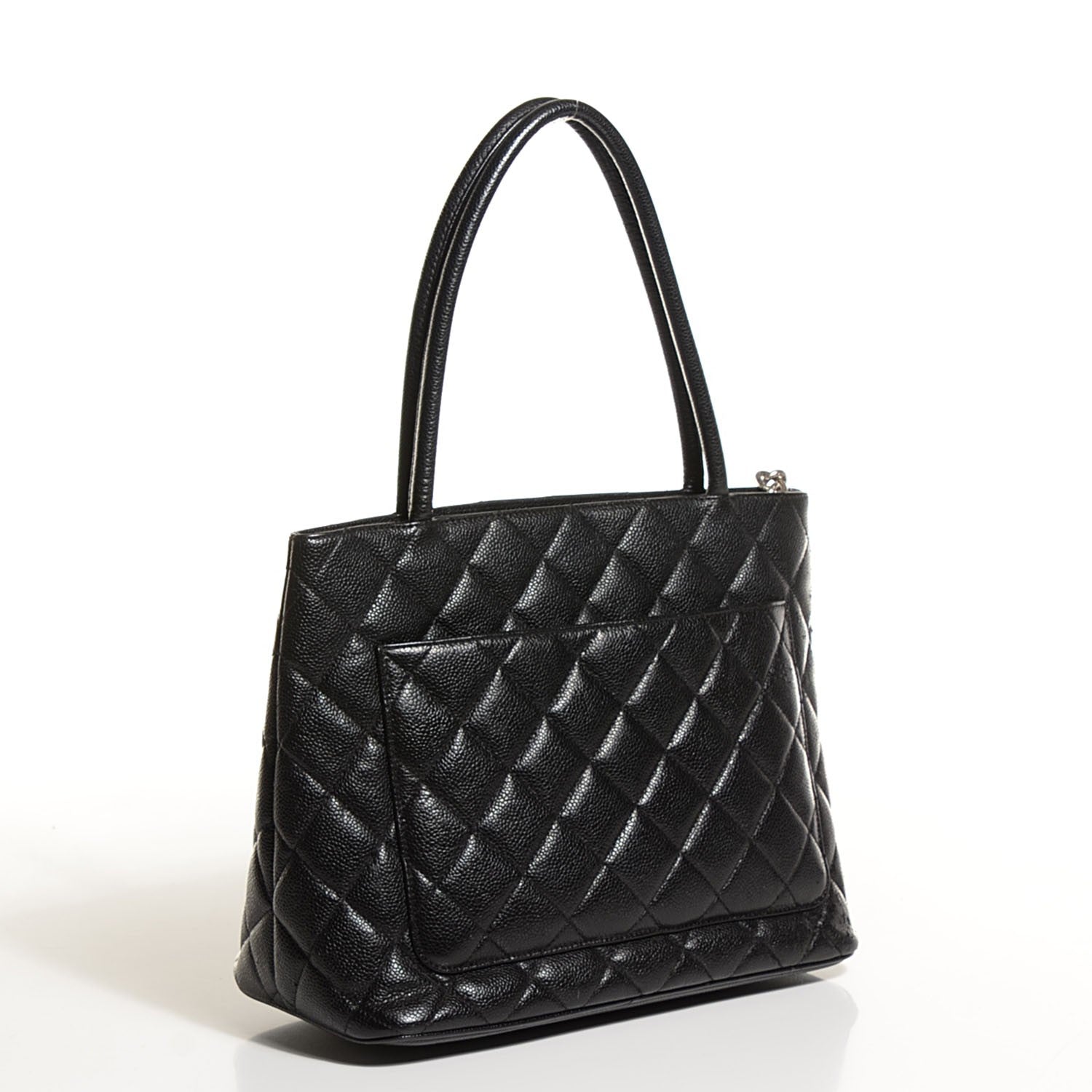 Chanel Caviar Quilted Medallion Tote Black 3 of 7