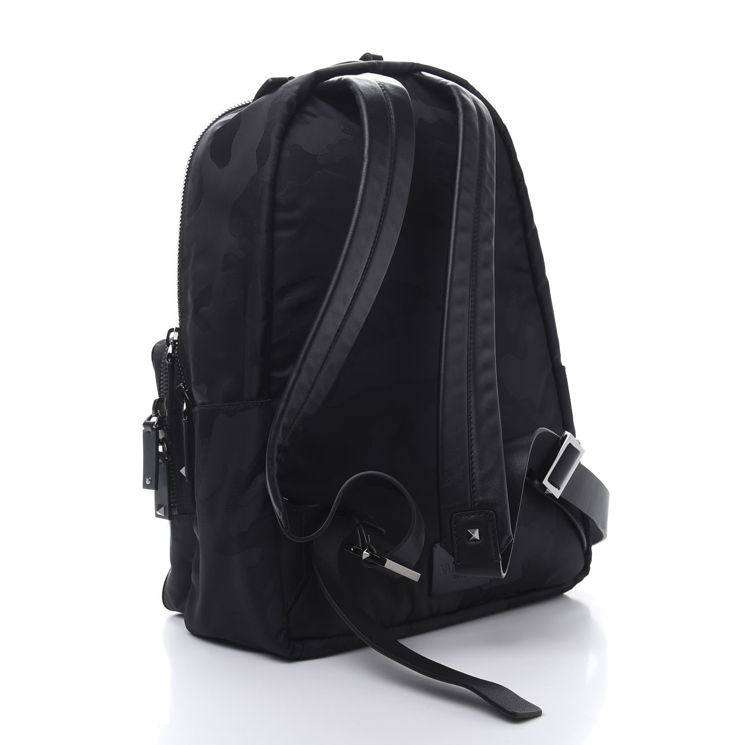 Valentino Garavani Nylon Camouflage Backpack Black 2 of 10