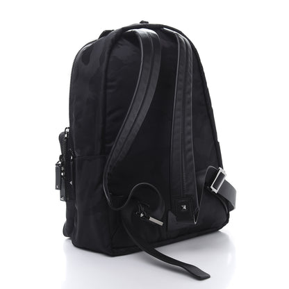 Valentino Garavani Nylon Camouflage Backpack Black 2 of 10