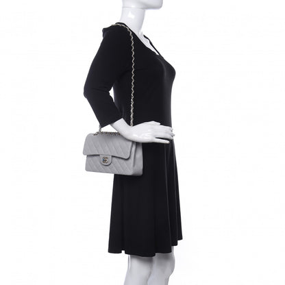 Chanel Caviar Quilted Small Double Flap Grey 2 of 11