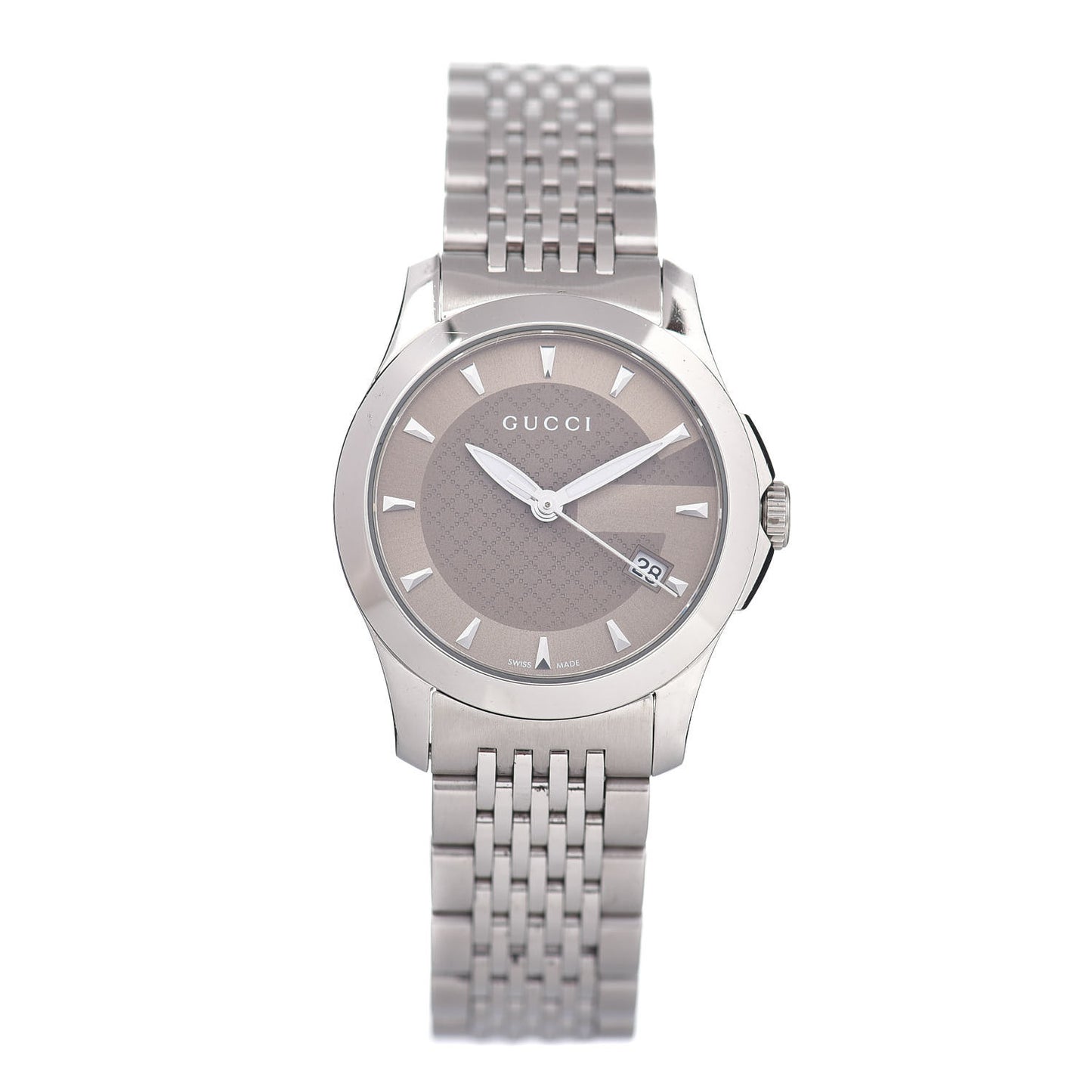Stainless Steel 27mm G-Timeless Quartz Watch Brown