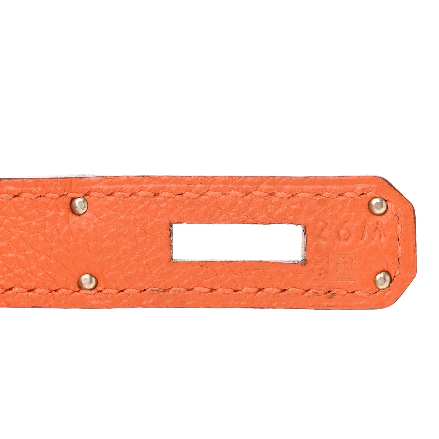 Togo Verso Birkin 30 Orange Rose Shocking