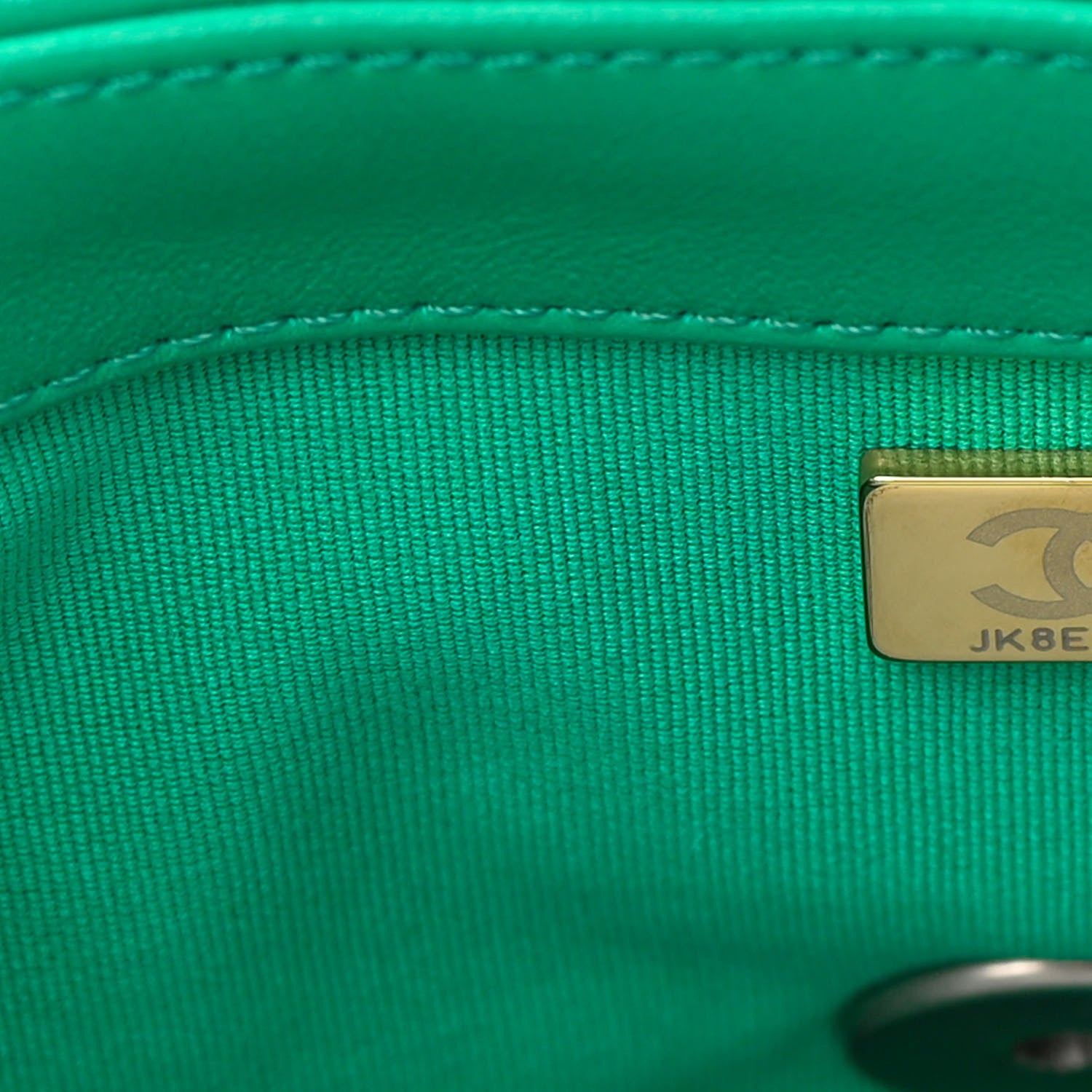 Chanel Lambskin Quilted Medium Chanel 19 Flap Green 7 of 13