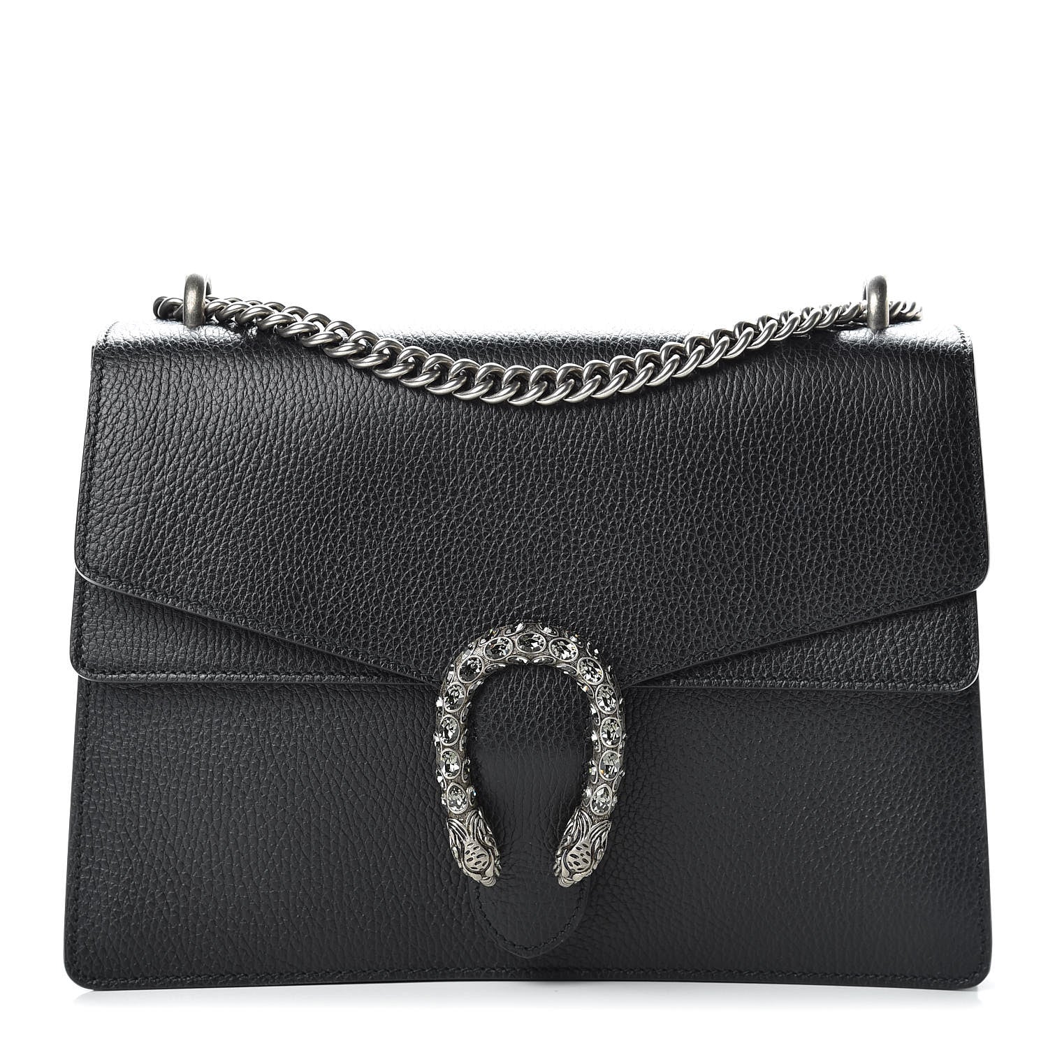 Gucci Dollar Calfskin Crystal Medium Dionysus Shoulder Bag Black Black Diamond 1 of 13
