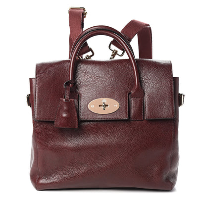 Mulberry Natural Leather Cara Delevigne Convertible Satchel Oxblood 1 of 10
