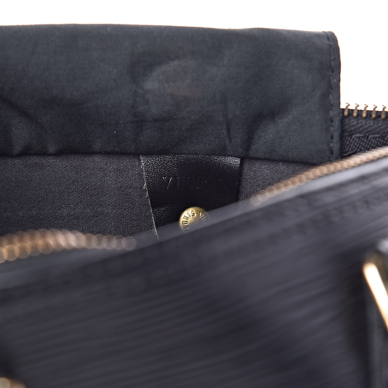 Louis Vuitton Epi Speedy 25 Black 6 of 19