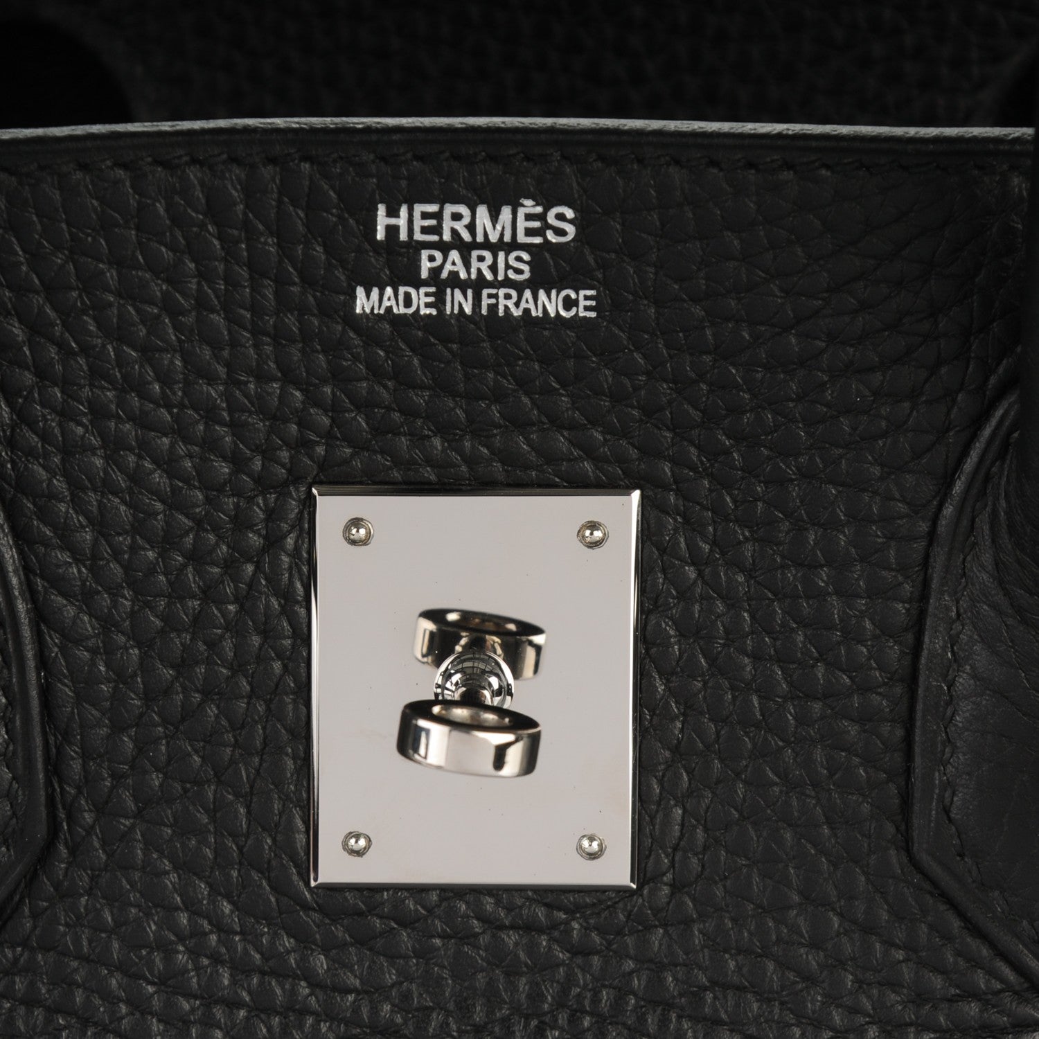 Hermes Taurillon Clemence Birkin 35 Black 9 of 24