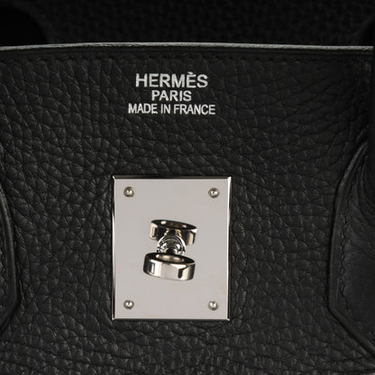 Hermes Taurillon Clemence Birkin 35 Black 9 of 24