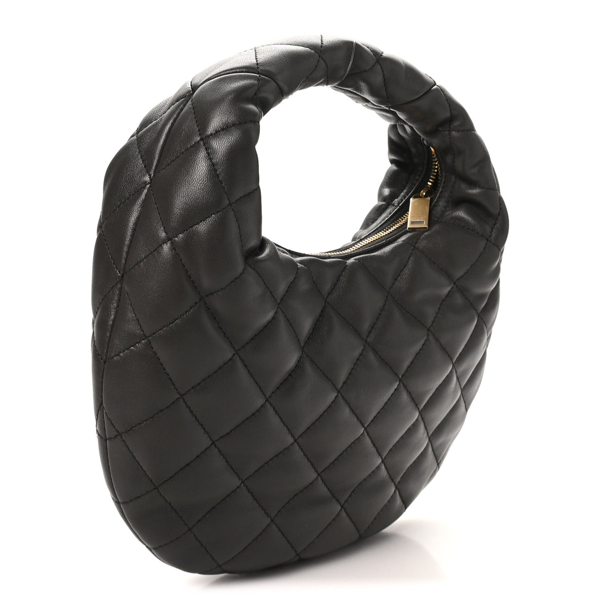Lambskin Quilted Icarino Bag Urban Grey