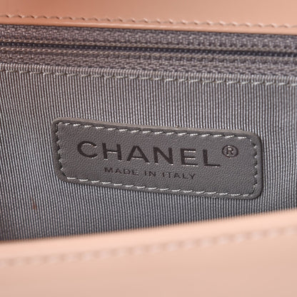 Chanel Glazed Calfskin Large Boy Flap Light Pink 6 of 9
