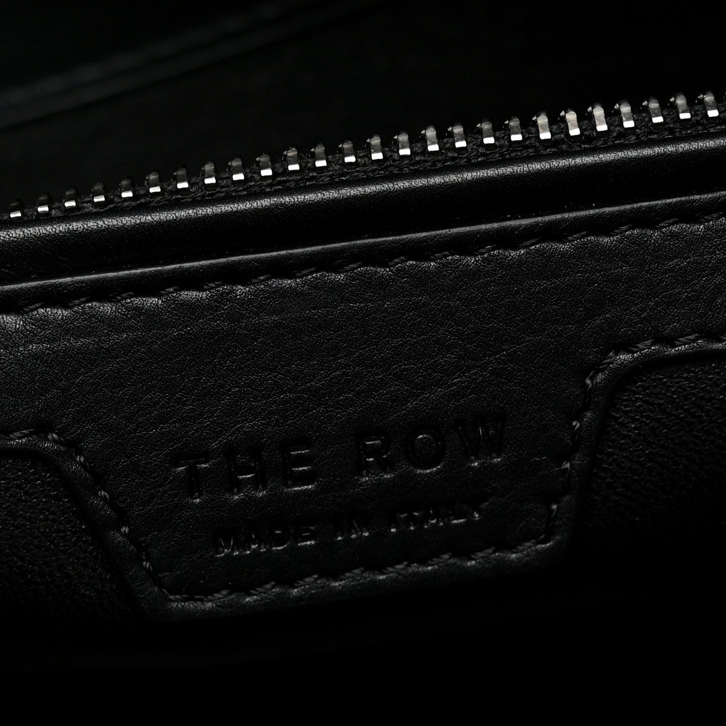 Grained Calfskin Terrasse Bag Black