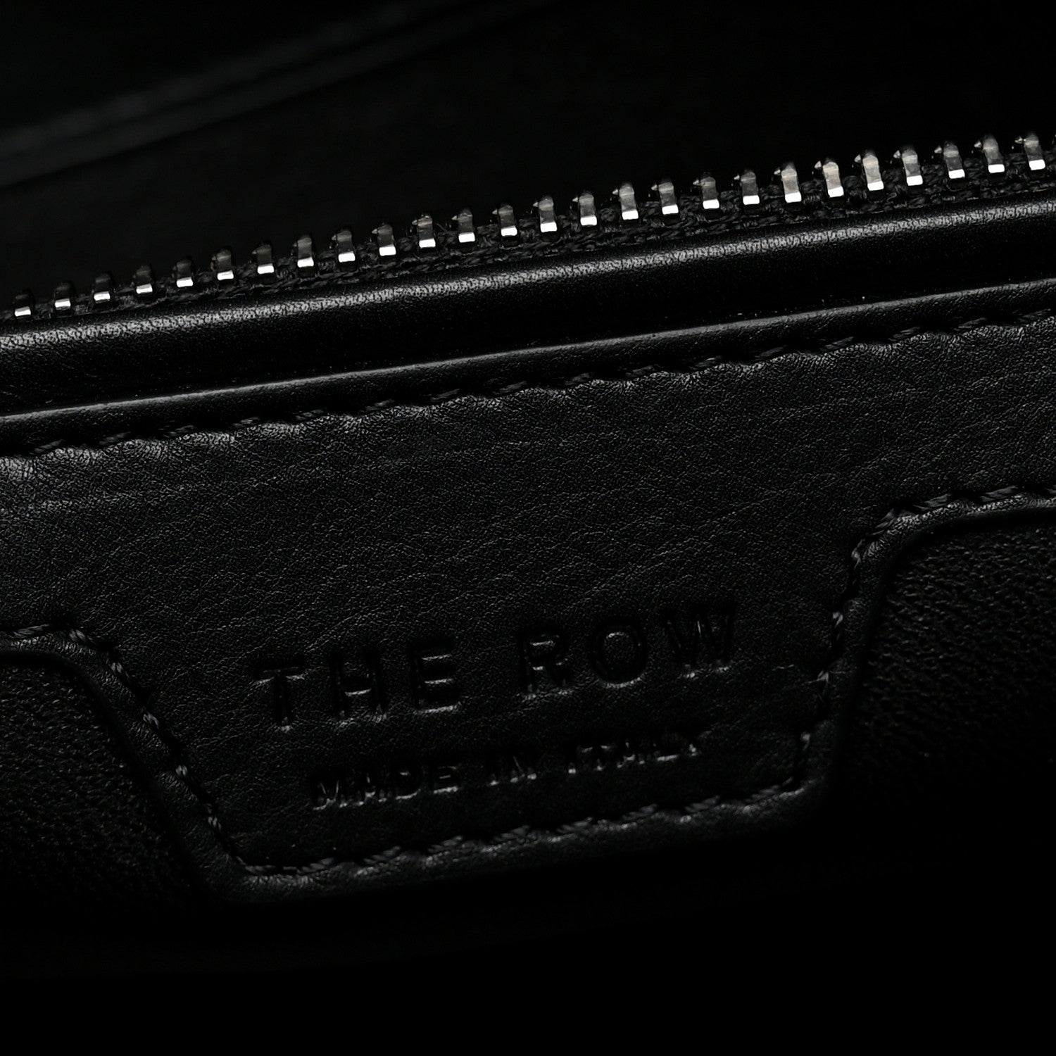 The Row Grained Calfskin Terrasse Bag Black 6 of 9