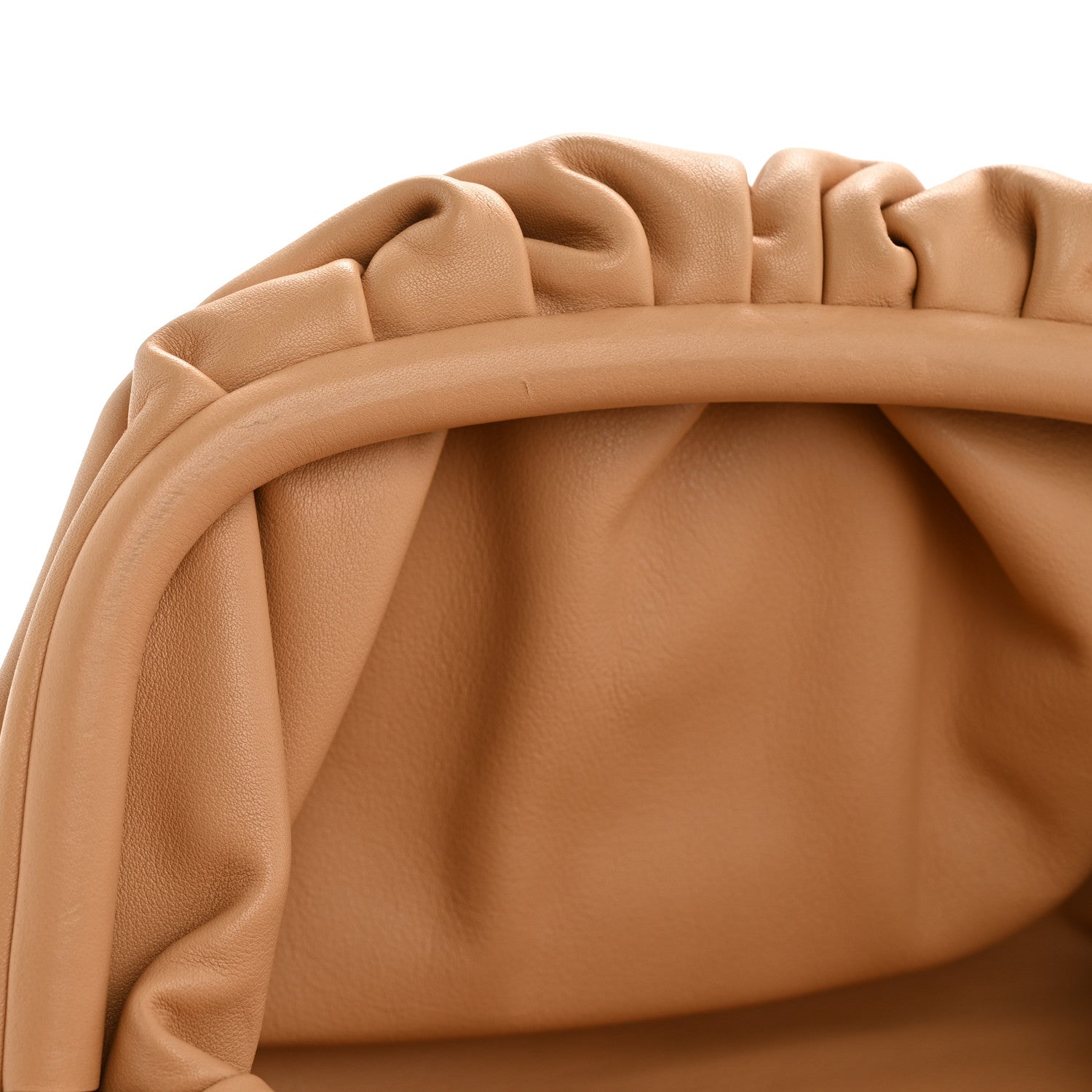 Bottega Veneta Calfskin Teen Pouch Almond 1871145 – FASHIONPHILE