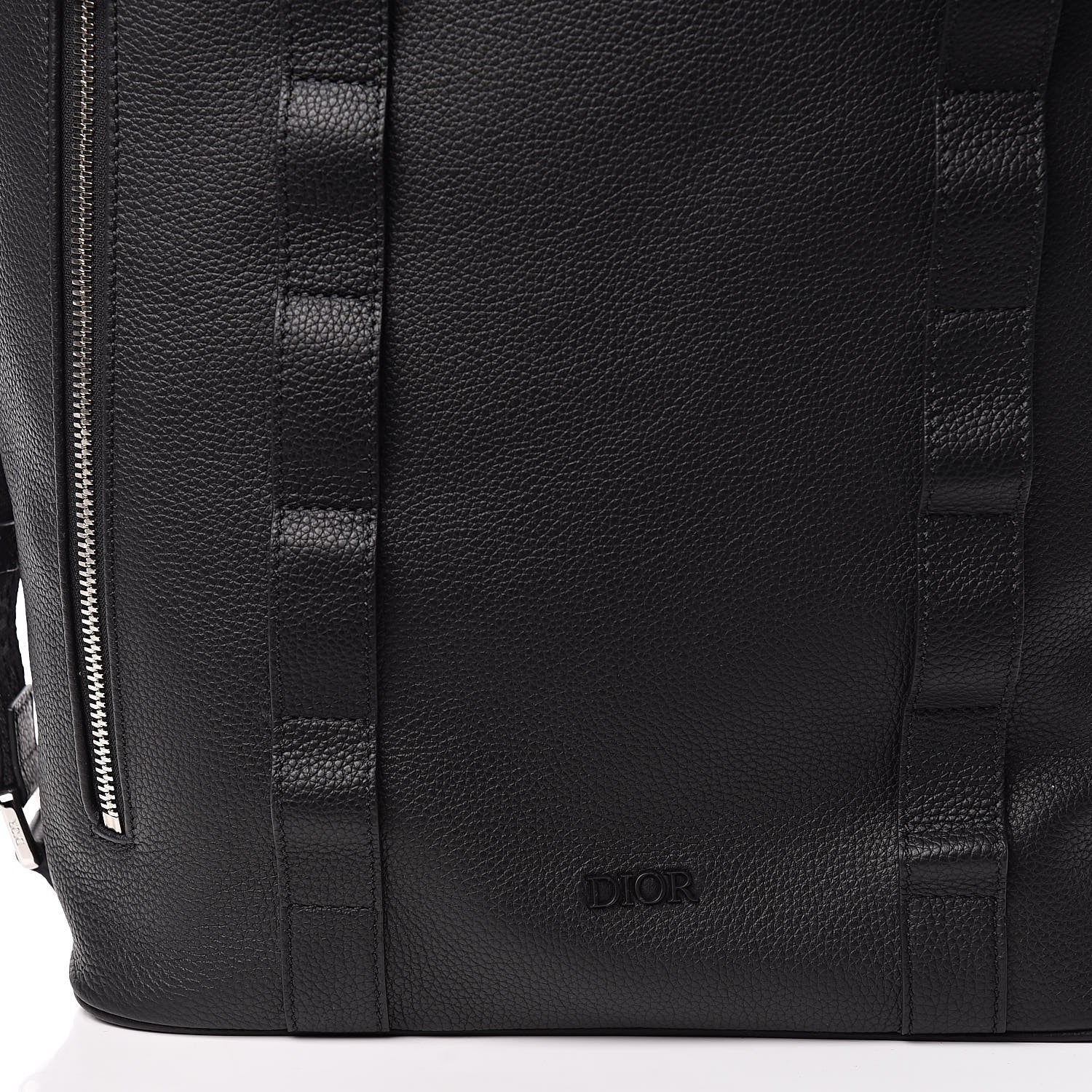 Christian Dior Grained Calfskin Safari Backpack Black 10 of 10