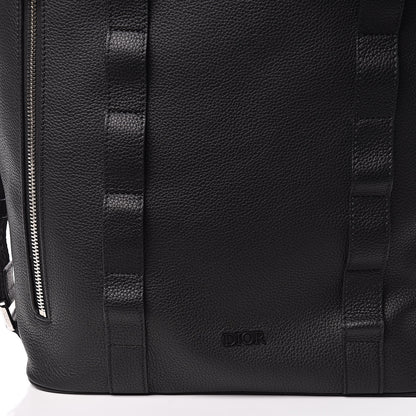 Christian Dior Grained Calfskin Safari Backpack Black 10 of 10