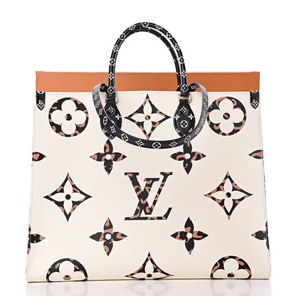 Louis Vuitton Monogram Giant Jungle Onthego GM Ivory 10 of 10