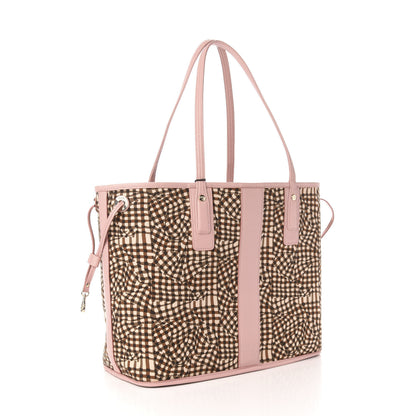 MCM Visetos Medium Liz Reversible Shopper Tote Soft Pink 10 of 15