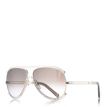 Chloe Aviator Sunglasses CE121S Gold 1 of 7