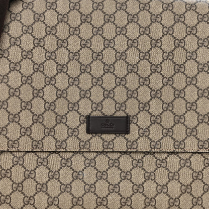 Gucci GG Plus Monogram Messenger Diaper Bag Dark Brown 8 of 12
