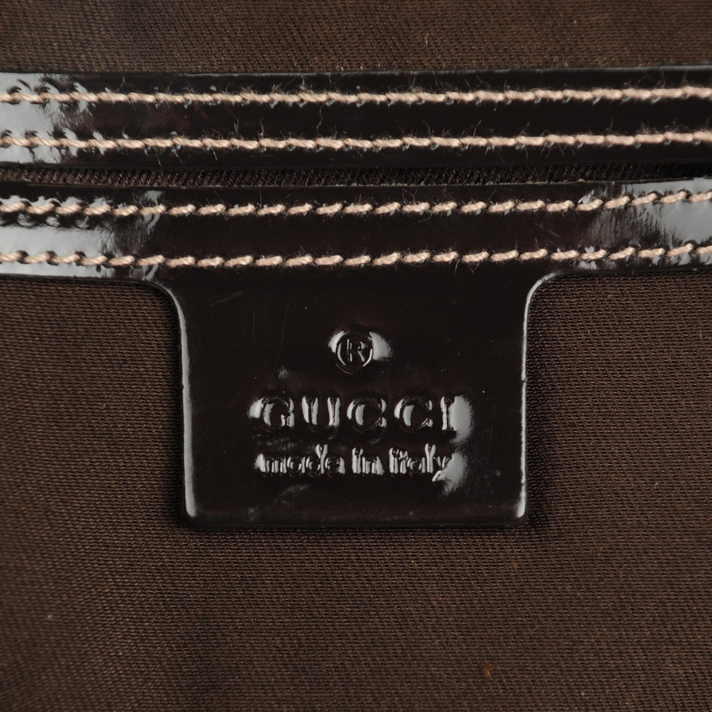 GG Plus Monogram Medium Joy Boston Dark Brown