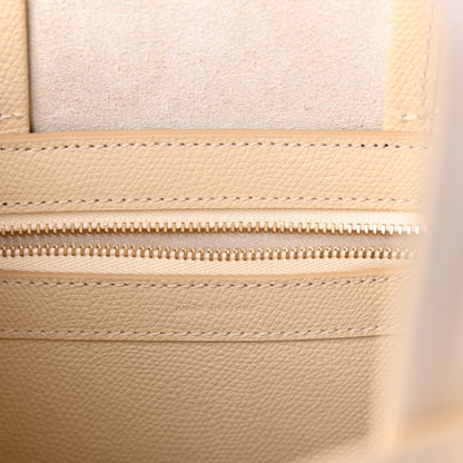 Celine Grained Calfskin Small Vertical Cabas Sand 6 of 9