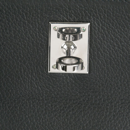 Hermes Evergrain Kelly Pochette Clutch Black 11 of 18