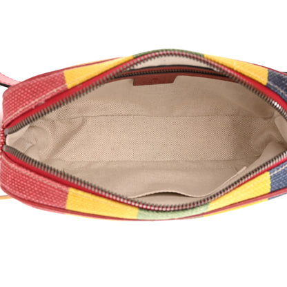 Gucci Canvas Marley Stripe Script Logo Gucci Belt Bag 100 40 Multicolor 5 of 10
