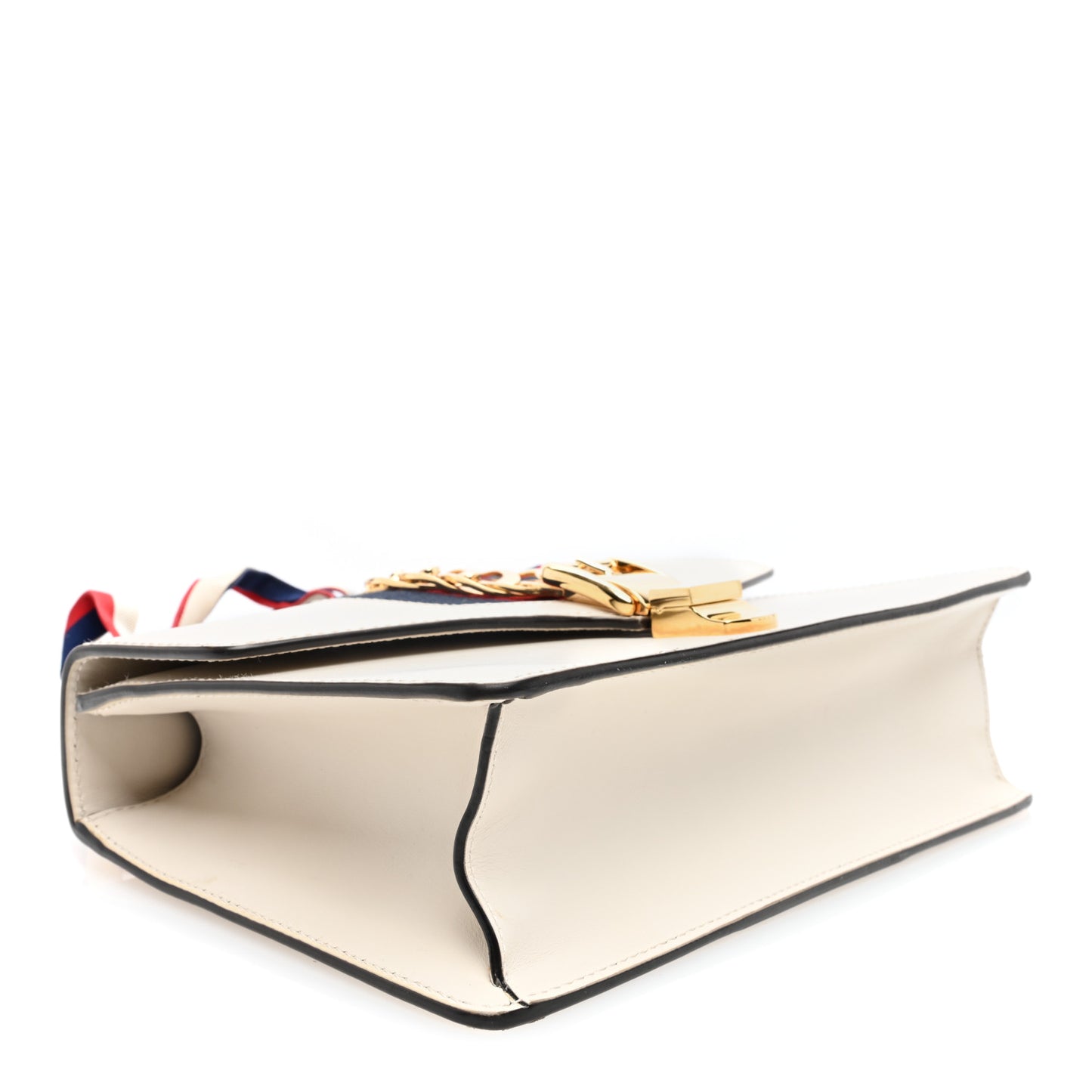 Calfskin Small Sylvie Shoulder Bag Off White