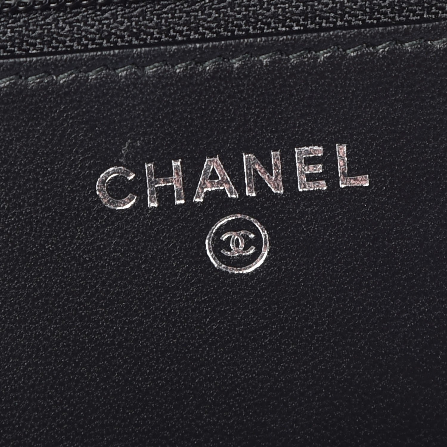 Chanel Lambskin Quilted Trendy CC Wallet On Chain WOC Black 6 of 10