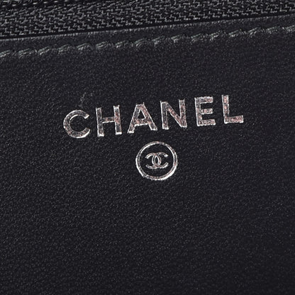 Chanel Lambskin Quilted Trendy CC Wallet On Chain WOC Black 6 of 10