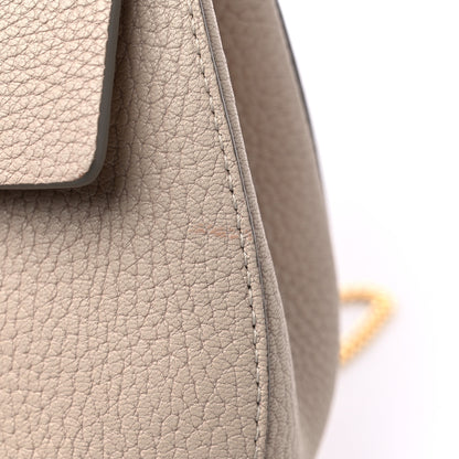 Chloe Grained Lambskin Drew Shoulder Bag Cement Pink 10 of 11