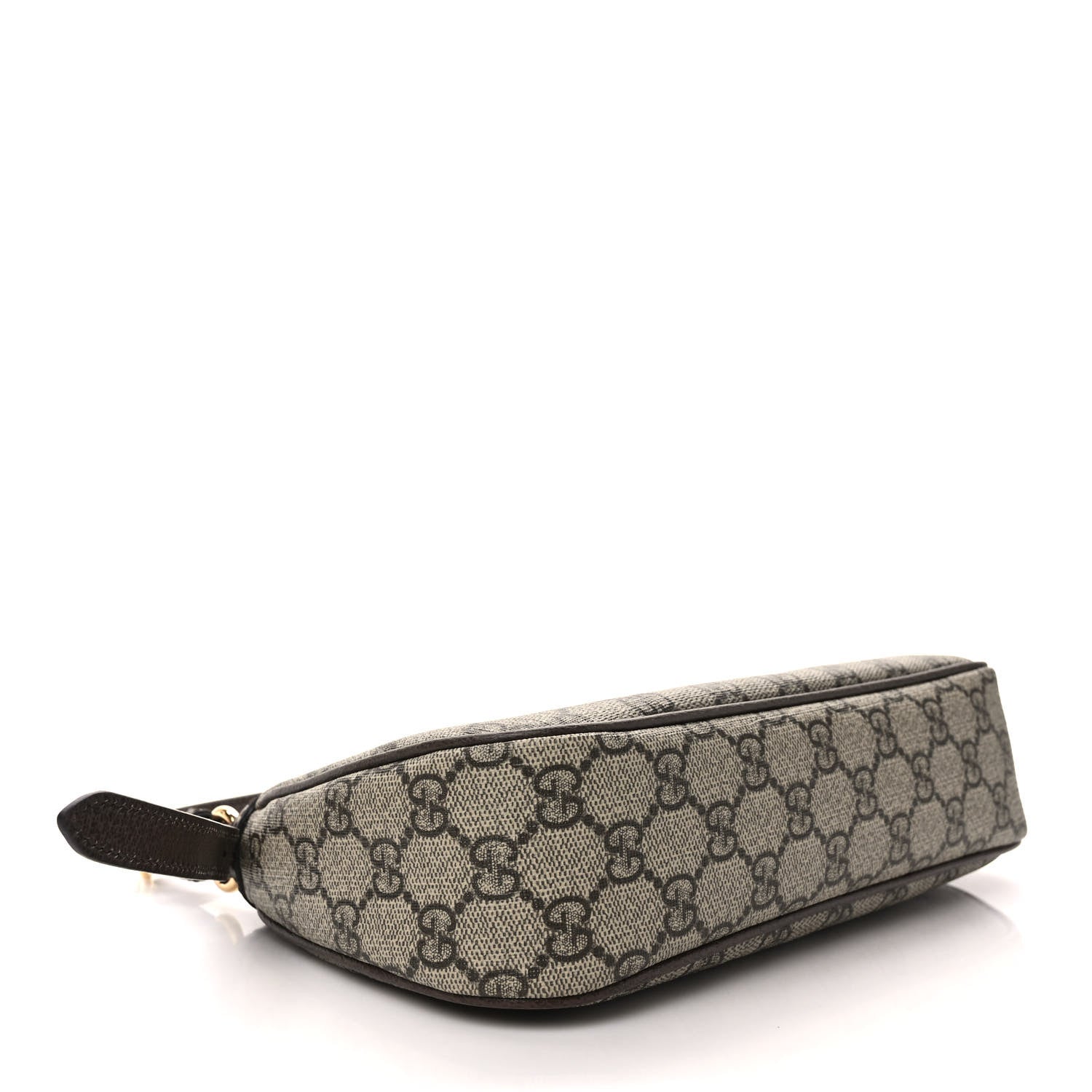Gucci GG Supreme Monogram Textured Dollar Calfskin Small Ophidia Hobo Beige Ebony New Acero 4 of 9