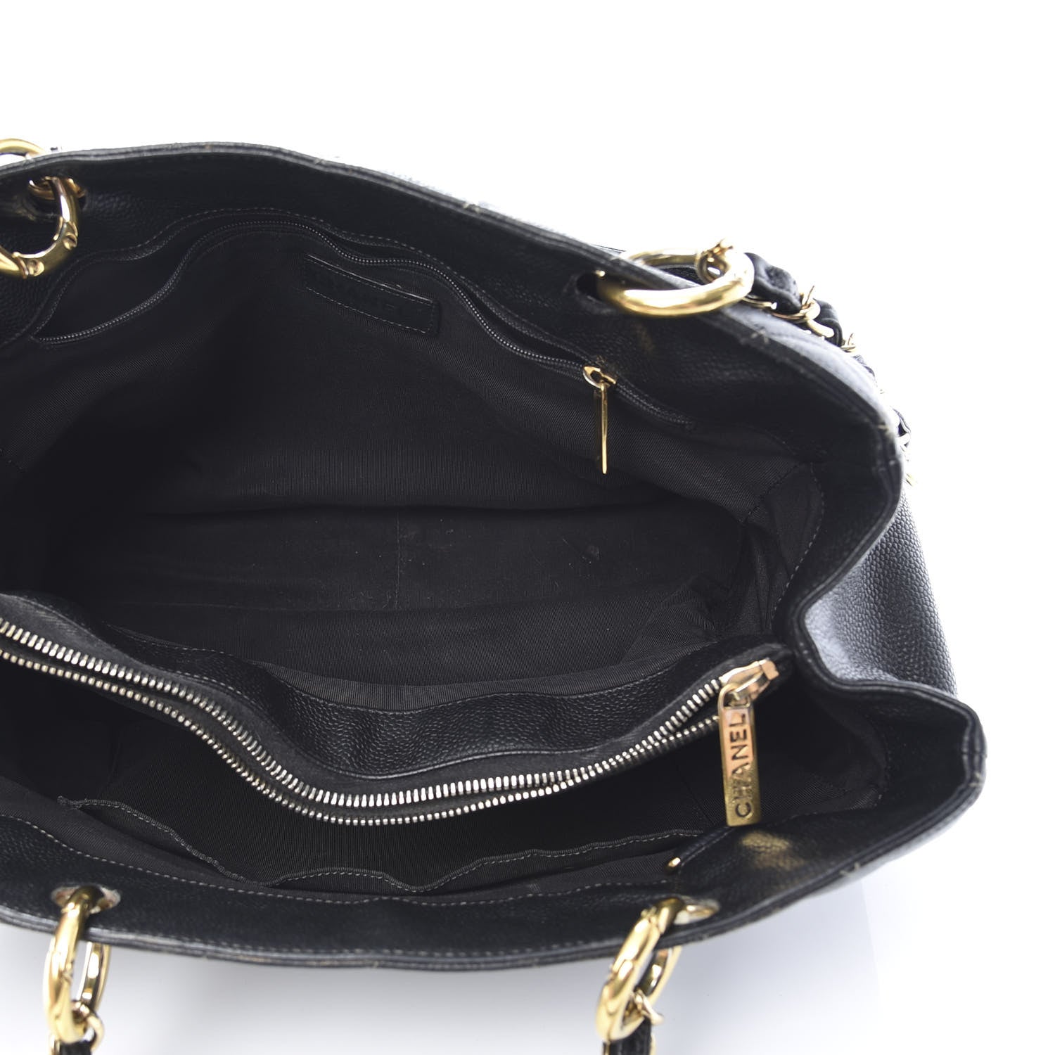 Chanel Caviar Quilted Grand Shopping Tote GST Black 5 of 24