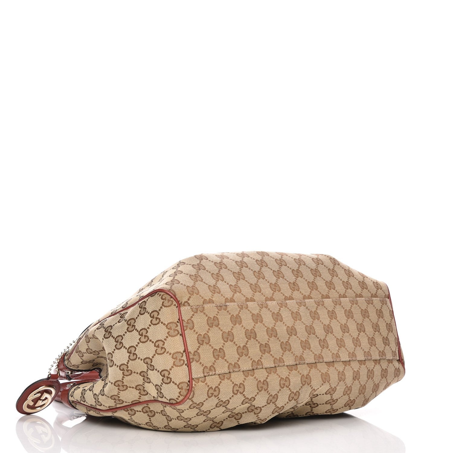Gucci Monogram Medium Sukey Tote Dark Red 4 of 7