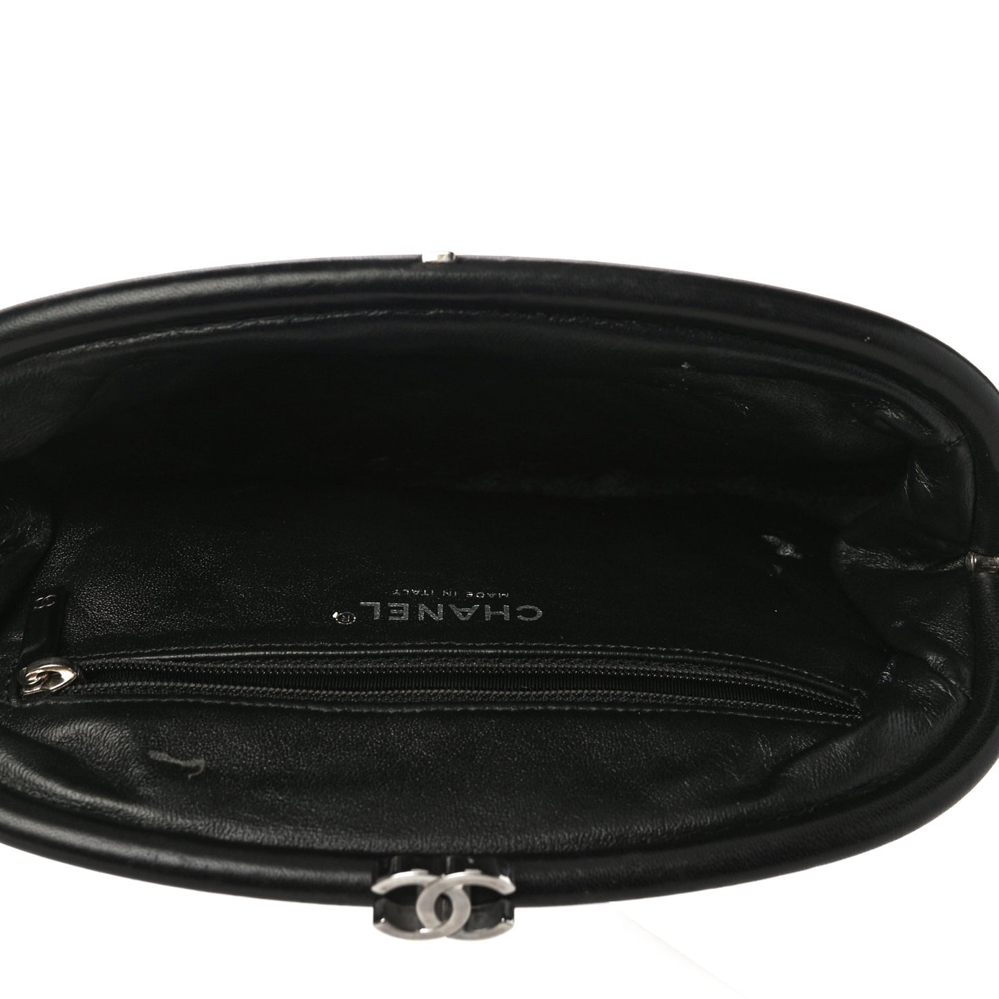 Lambskin Quilted Timeless Clutch Black