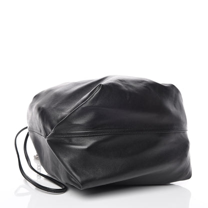 Saint Laurent Lambskin Teddy Drawstring Bag Black 5 of 10